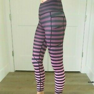 Purple Ombre Zyia Light and Tight 7/8 Leggings